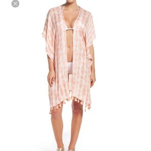 Caslon print tassel wrap